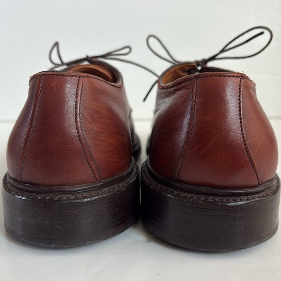 Allen Edmonds brown leather Walton oxford split toe lace men shoe size 7.5 - Picture 3 of 16
